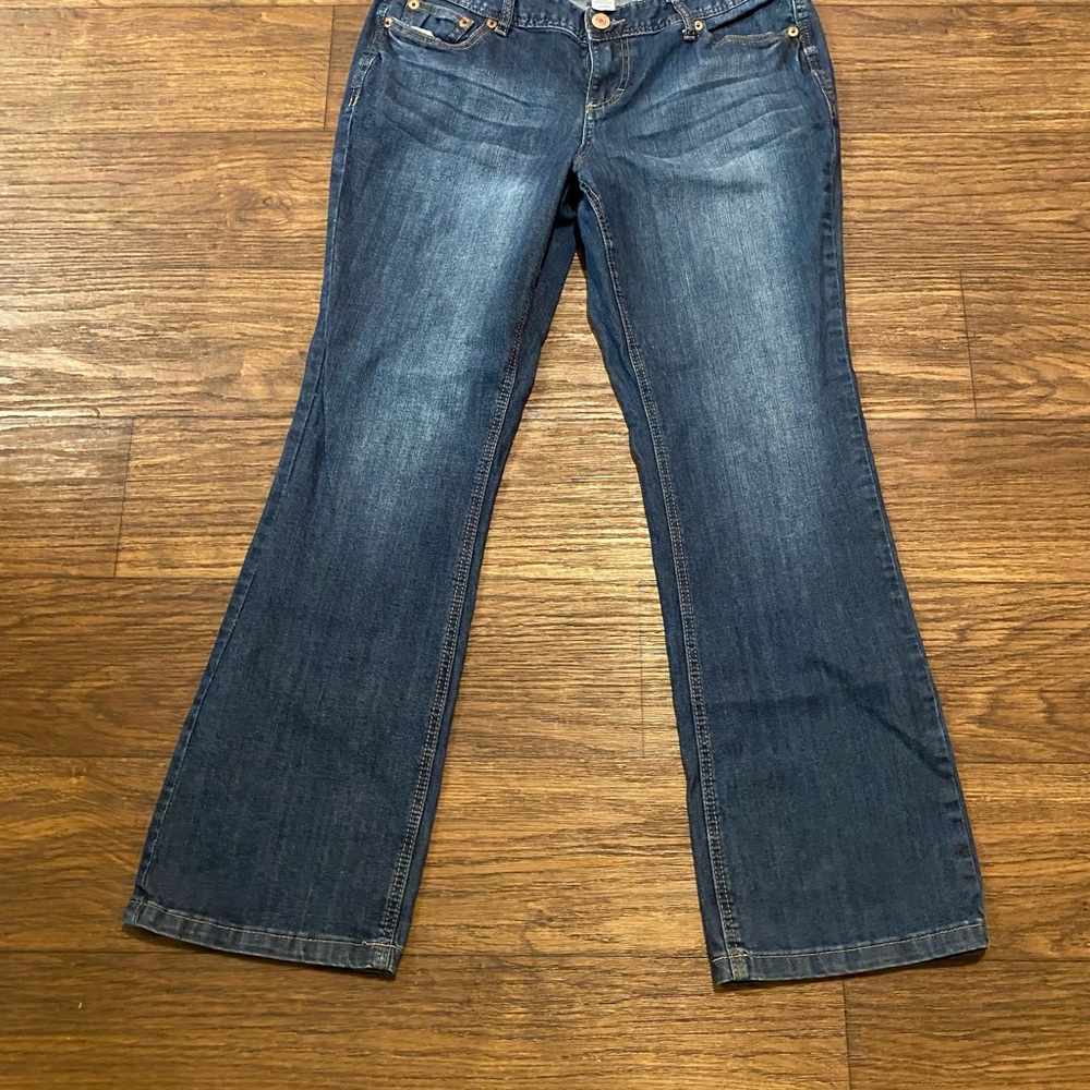 Maurices Dark Blue Flare‎ Jeans